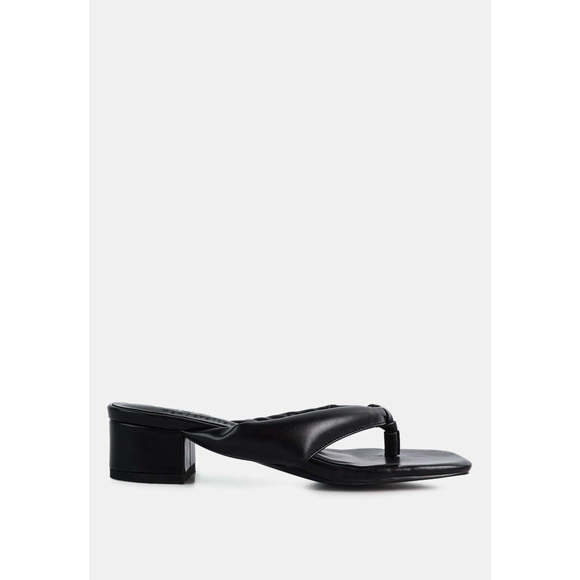 Memestar Low Heel Thong Sandals - Picture 1 of 7